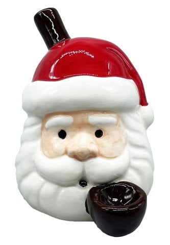 Ceramic  Santa  Pipe